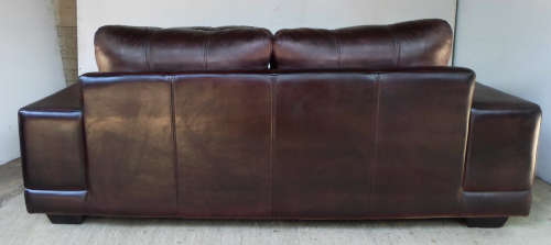 DEAL OF THE MONTH!! Chocolate Brown Genuine Leather Suite