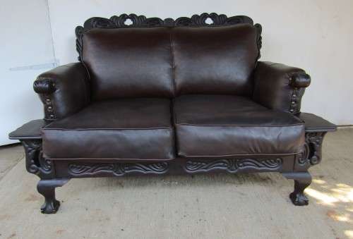 LIMITED EDITION - Rosary Ball and Claw Leather Arm Chairs