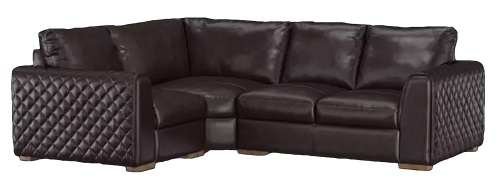 Mazzini Leather Corner Lounge Suite - 2 Seater Corner 2 Seater