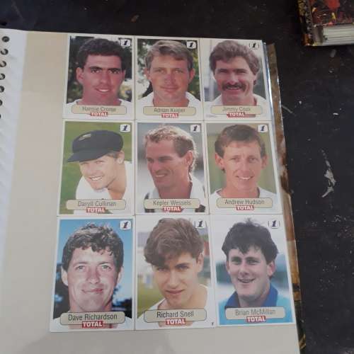 1992/1993 Cricket, Curriecup and Tri Nations card collection