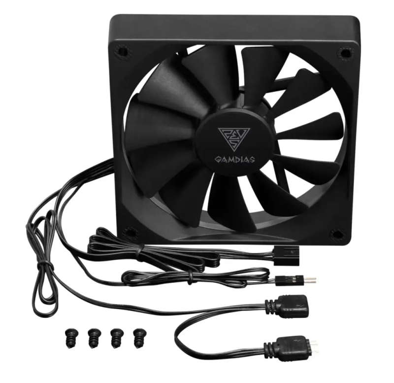 Gamdias Aeolus M3 120mm aRGB Case Fan x 2