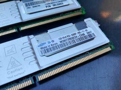 4 x Samsung Server Ram With Heat Spreaders
