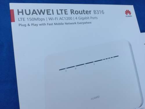 Huawei LTE Router B316 - Takes All Sim Cards And Networks Including Rain