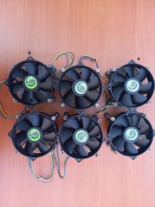 6 x ThermalFly CPU Fans and Heatsinks (Valued at R2000)