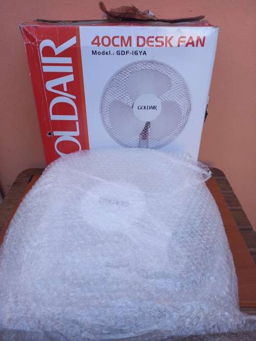 [Brand New Sealed] GoldAir 40cm Desk Fan | One Time Summer Special | 3 Speed Fan Control