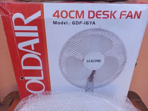 [Brand New Sealed] GoldAir 40cm Desk Fan | One Time Summer Special | 3 Speed Fan Control
