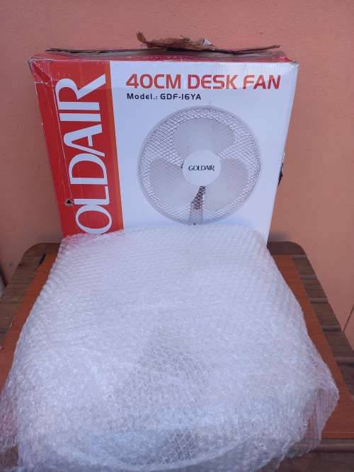 [Brand New Sealed] GoldAir 40cm Desk Fan | One Time Summer Special | 3 Speed Fan Control