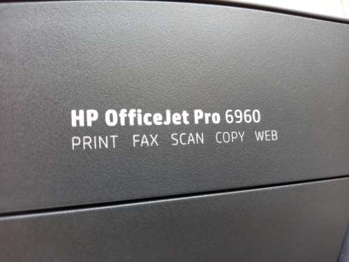[Business Class Printer] HP OfficeJet Pro 6960 4-in-1 Wi-Fi Inkjet Printer | Touchscreen | 3 Inks