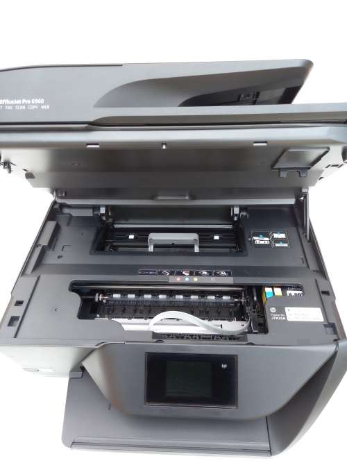 [Business Class Printer] HP OfficeJet Pro 6960 4-in-1 Wi-Fi Inkjet Printer | Touchscreen | 3 Inks