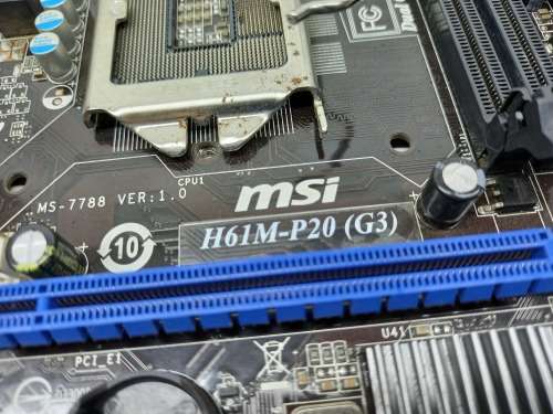 [Super Low Shipping] MSI H61M-P20 | 3rd Gen Intel Motherboard | Year End Clearance!!!!!