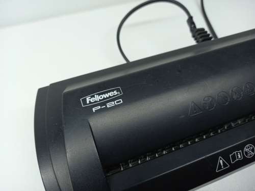 Need Stress Relief? Shred Paper With A Fellowes P20 Paper Shredder