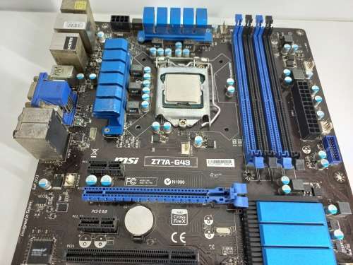 i3 3rd Gen CPU + MSI Z77A-G43 Gaming Motherboard Bundle | Even If It Sells For R10, Must Sell Today!