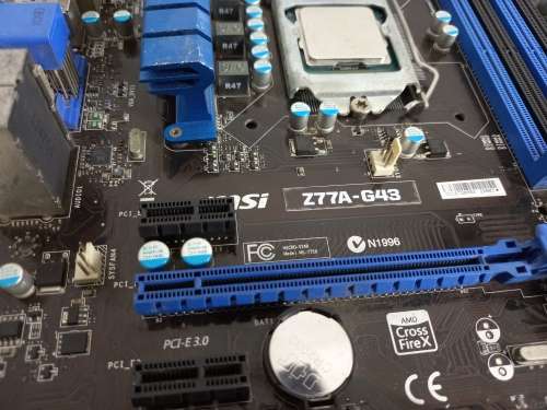 i3 3rd Gen CPU + MSI Z77A-G43 Gaming Motherboard Bundle | Even If It Sells For R10, Must Sell Today!