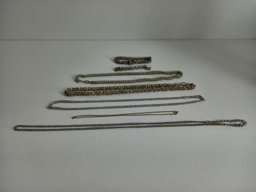 177 Grams Of Stunning Chains & Hand Bracelets | Perfect For The All Genders & Collectors