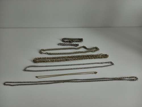 177 Grams Of Stunning Chains & Hand Bracelets | Perfect For The All Genders & Collectors