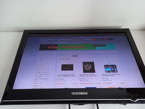 22-inch Full HD LED Telefunken TV | No TV Licences Required | HDMI & VGA Ports