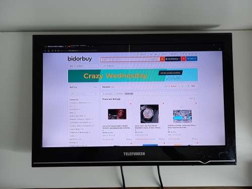 22-inch Full HD LED Telefunken TV | No TV Licences Required | HDMI & VGA Ports