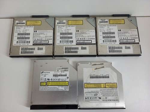 5 x Slim DVD Drives | LightScribe | Clearance Lot Of DVD Drives