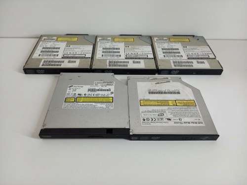 5 x Slim DVD Drives | LightScribe | Clearance Lot Of DVD Drives