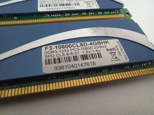4 x 2GB G.Skill High Performance Gaming Ram | DDR3 Desktop Ram | Tested & Working 100% | 1333MHz