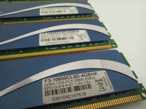 4 x 2GB G.Skill High Performance Gaming Ram | DDR3 Desktop Ram | Tested & Working 100% | 1333MHz