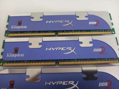 3 x 1GB DDR2 Kingston HyperX Gaming Ram (Sold Each) | Desktop Gaming Ram | With Built-in Heat Sink