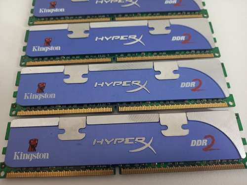 3 x 1GB DDR2 Kingston HyperX Gaming Ram (Sold Each) | Desktop Gaming Ram | With Built-in Heat Sink