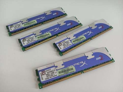 3 x 1GB DDR2 Kingston HyperX Gaming Ram (Sold Each) | Desktop Gaming Ram | With Built-in Heat Sink