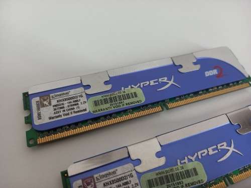 3 x 1GB DDR2 Kingston HyperX Gaming Ram (Sold Each) | Desktop Gaming Ram | With Built-in Heat Sink
