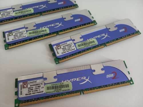 3 x 1GB DDR2 Kingston HyperX Gaming Ram (Sold Each) | Desktop Gaming Ram | With Built-in Heat Sink