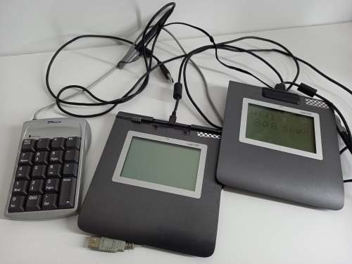 [Retail: R6700] 2 x Wacom STU-430 LCD Signature Pads & 1 x Targus NumPad USB Keyboard | Massive Deal