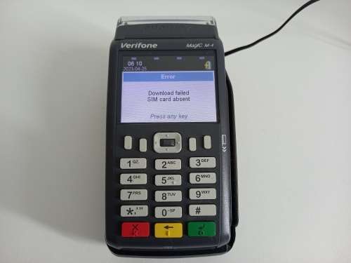 [Retail: R3500] Verifone Card Machine Magic M-4 With Charging Base & Power Adapter | R30 Shipping