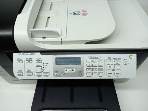 Retail: R9083 Online | HP OfficeJet 6500 Plus All-in-One Inkjet Printer | Paper Jammed | For Refurb