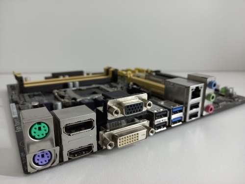 ASUS Q87M-E Motherboard | LGA1150 | 4th Gen Support | DDR3 Support | 2 x Caps Missing