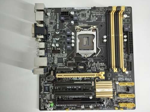 ASUS Q87M-E Motherboard | LGA1150 | 4th Gen Support | DDR3 Support | 2 x Caps Missing