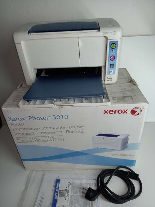Xerox Phaser 3010 Printer | Original Box | Has Toner | Powers On | Clean Condition | Ideal For Parts