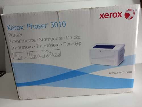 Xerox Phaser 3010 Printer | Original Box | Has Toner | Powers On | Clean Condition | Ideal For Parts
