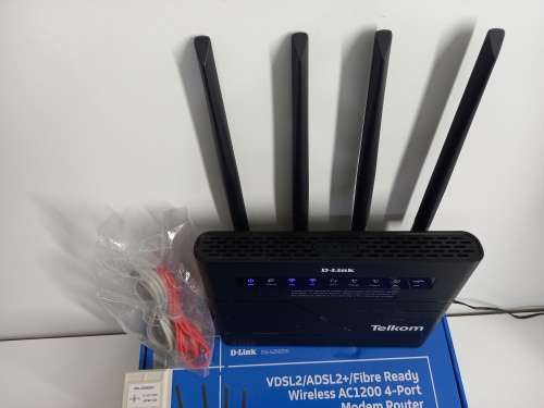 Retail: R2199 | Like New D-Link Router/Fibre Ready Router (Telkom Branded) | Opened Box + More