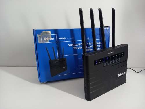 Retail: R2199 | Like New D-Link Router/Fibre Ready Router (Telkom Branded) | Opened Box + More