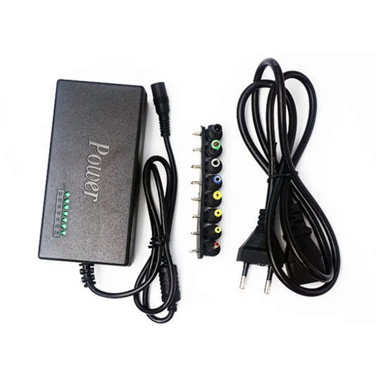 12v To 24v Universal Charger - 8 Pin Connectors - 7 Voltage Options - For Laptops, Routers, Monitors