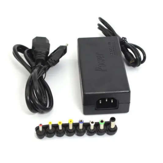 12v To 24v Universal Charger - 8 Pin Connectors - 7 Voltage Options - For Laptops, Routers, Monitors