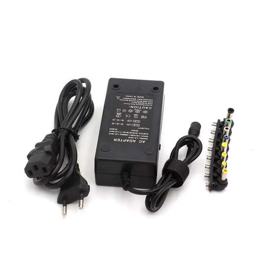 12v To 24v Universal Charger - 8 Pin Connectors - 7 Voltage Options - For Laptops, Routers, Monitors
