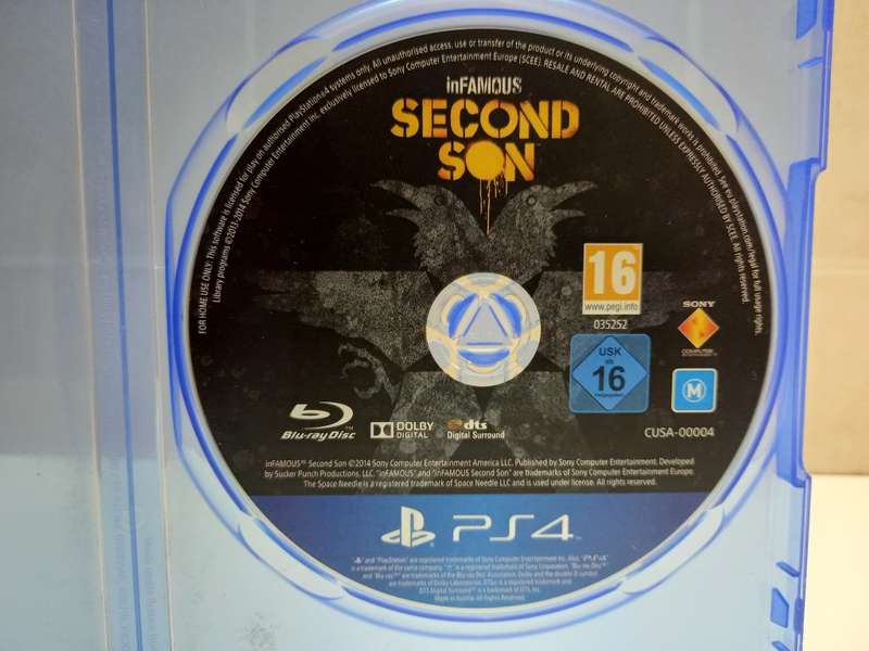 [PS4 Games] Infamous Second Son | Disc Only | R249 Online | Limited Deal!