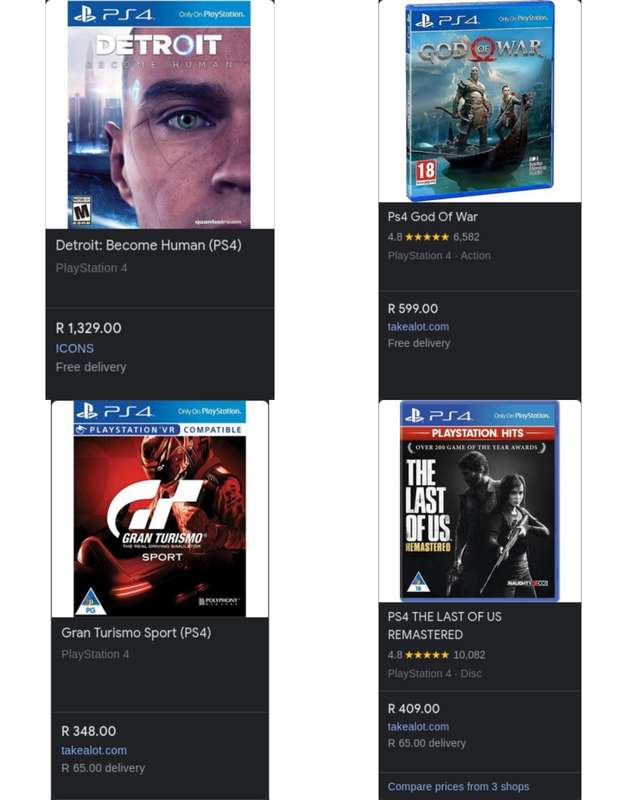 Fire Sale - Reduced To R999 | 4 x Pristine Condition Original PS4 Games + One FREE Bonus Game!
