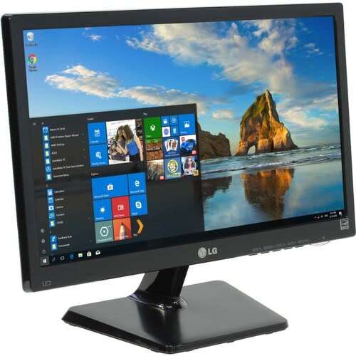 Verified Tested | 18.5-inch LG LED Monitor + Power Cable + VGA Cable | 1366 x 768 | Ready To Ship