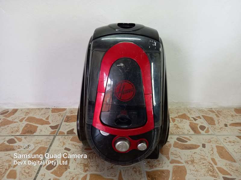 Verified Tested | Hoover 1600W Velocity Canister Vacuum - HC1600 | Black & Red | 5m Power Cord