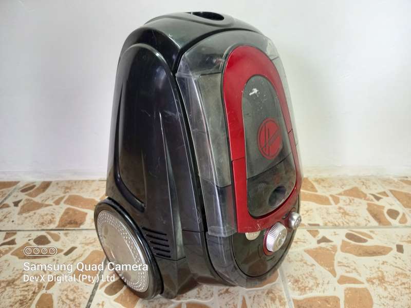 Verified Tested | Hoover 1600W Velocity Canister Vacuum - HC1600 | Black & Red | 5m Power Cord