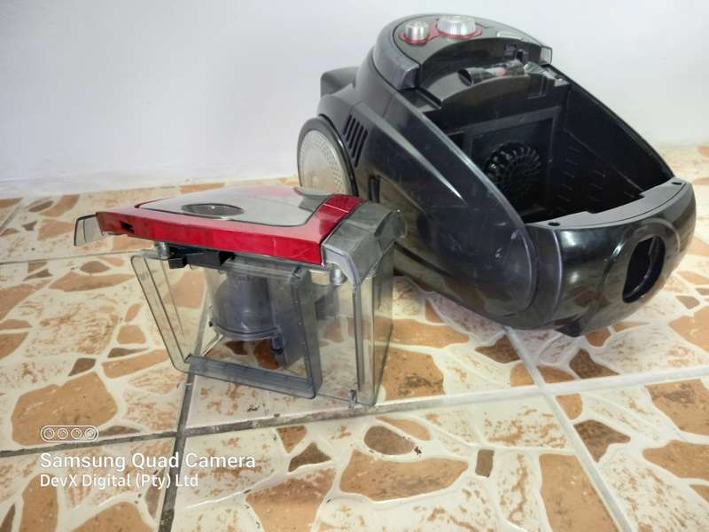 Verified Tested | Hoover 1600W Velocity Canister Vacuum - HC1600 | Black & Red | 5m Power Cord