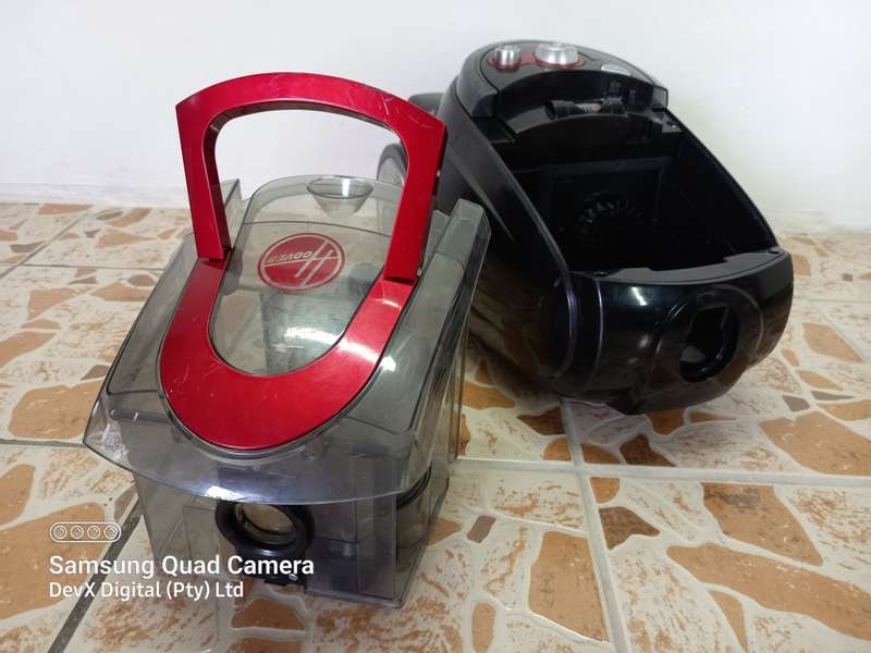Verified Tested | Hoover 1600W Velocity Canister Vacuum - HC1600 | Black & Red | 5m Power Cord