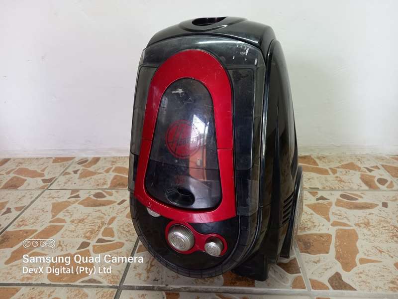 Verified Tested | Hoover 1600W Velocity Canister Vacuum - HC1600 | Black & Red | 5m Power Cord
